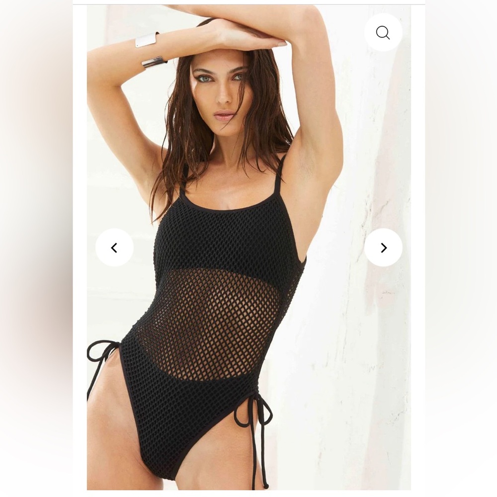 NEW Robin Piccone Pua Mio Mesh Swimsuit